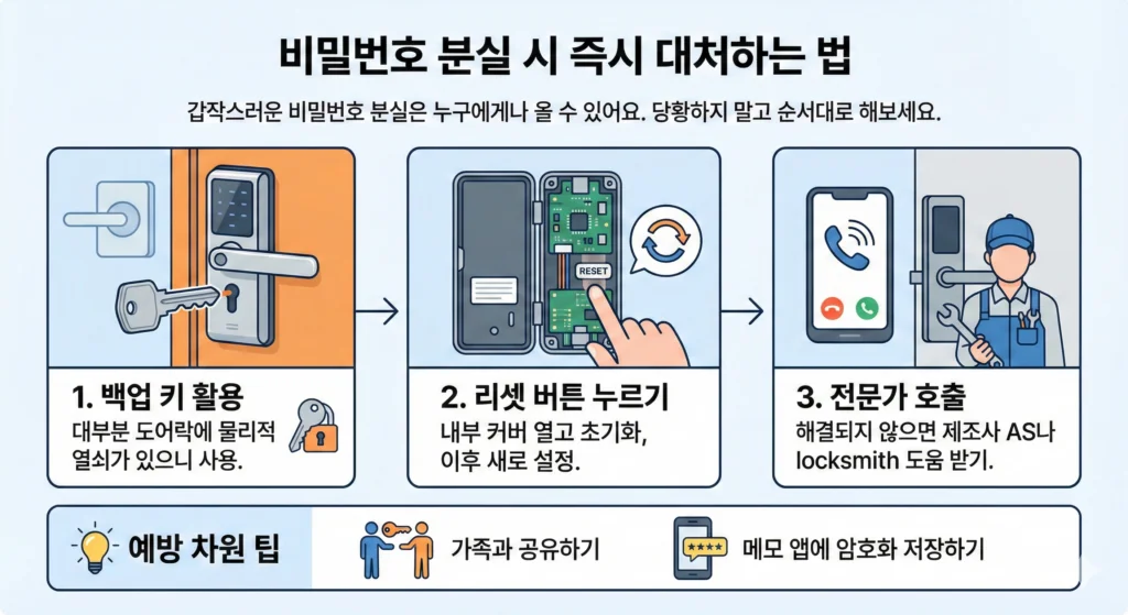 도어락 비밀번호 변경