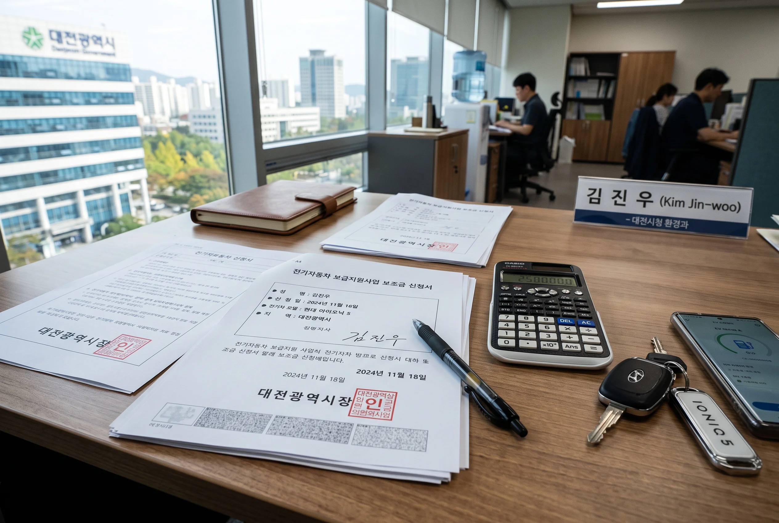 대전 전기차 보조금 신청 서류
