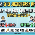 813 세제개편안
