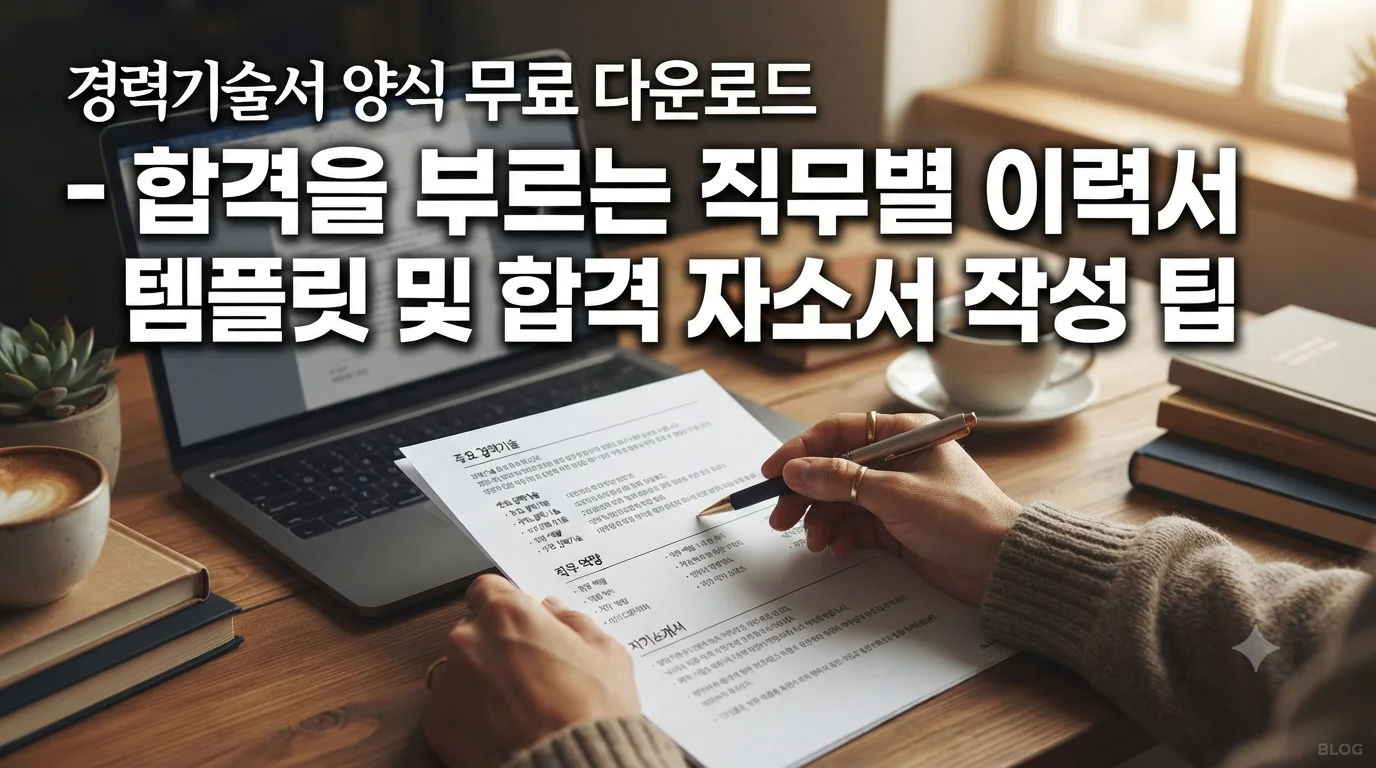 경력기술서