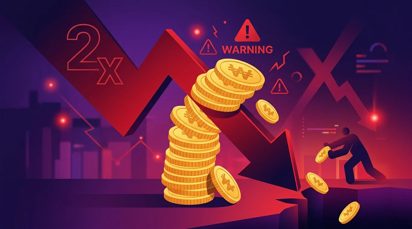 레버리지 ETF 청산 컨셉 이미지
