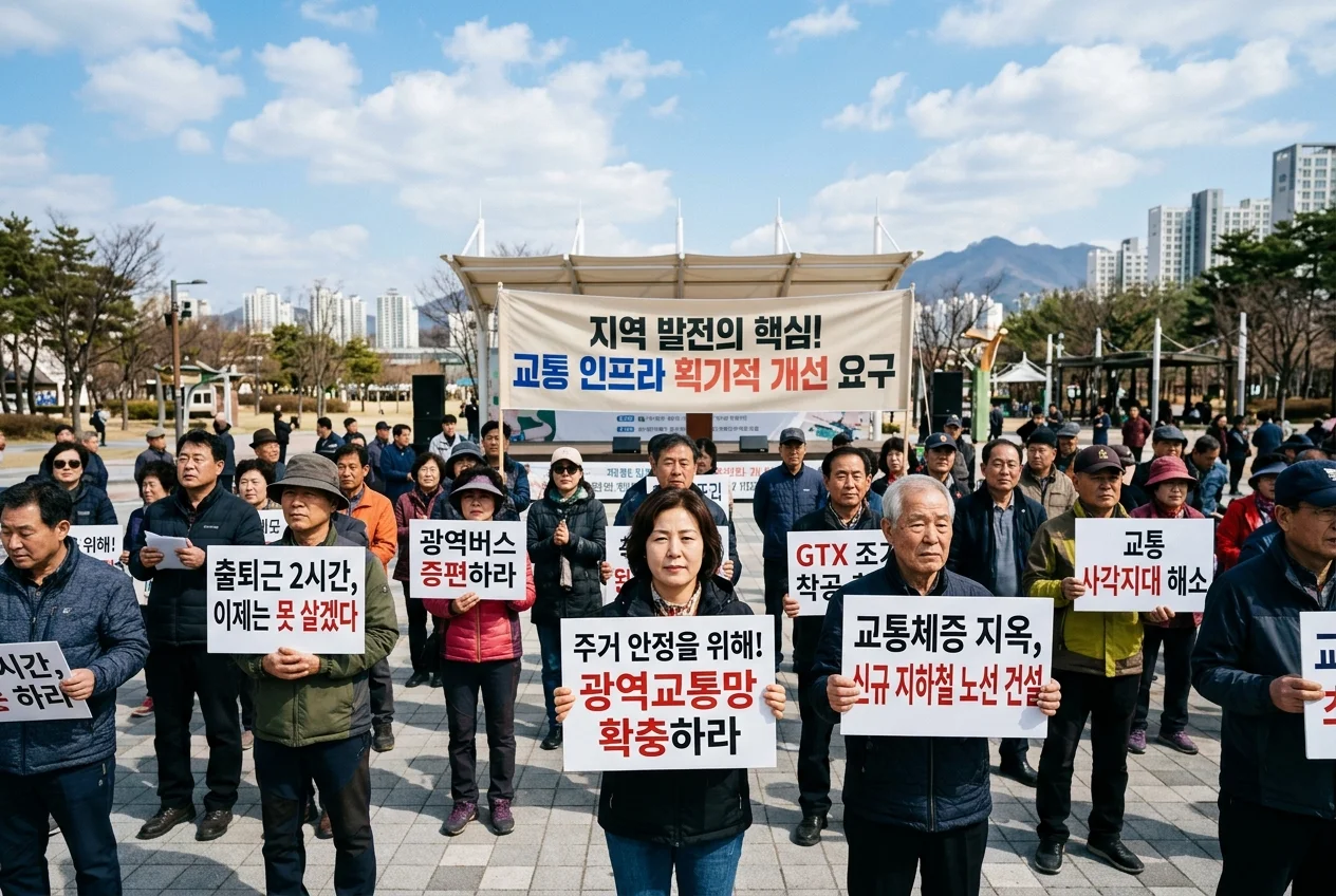 인천 서북부 주민 집회