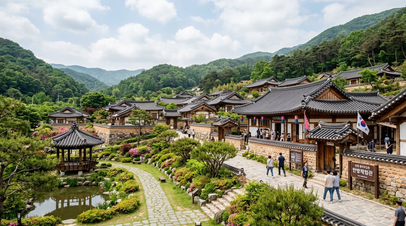 산청 동의보감촌 한옥 마을