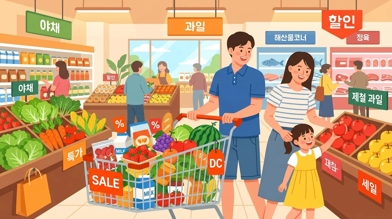 롯데마트 통큰데이 쇼핑 컨셉 이미지