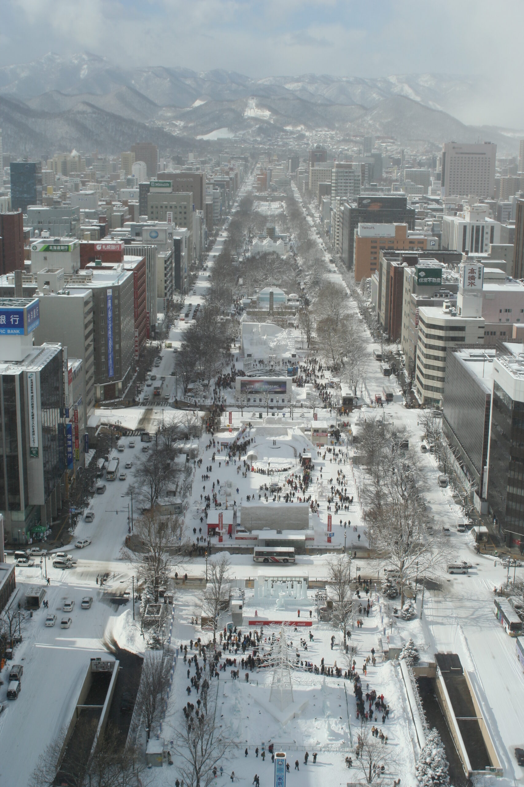 삿포로 눈축제 오도리공원